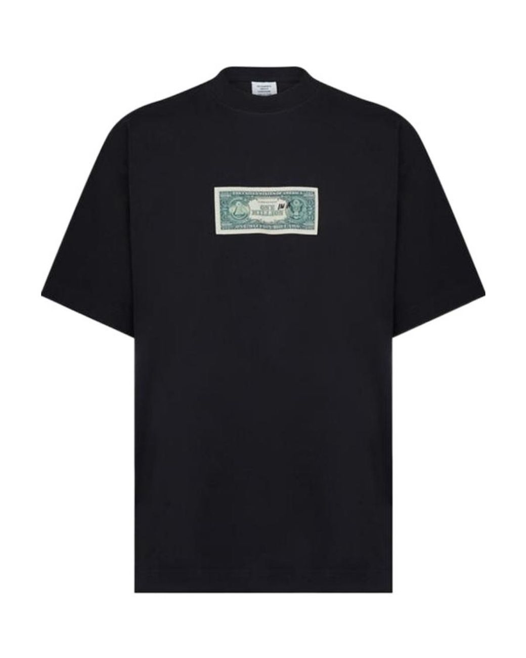 Vetements Black Logo T-Shirt for men