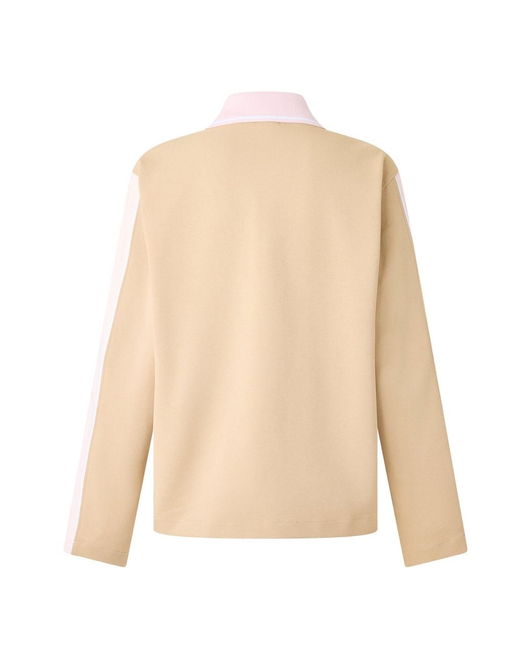 Casablanca Natural Long-Sleeve Polo Shirt