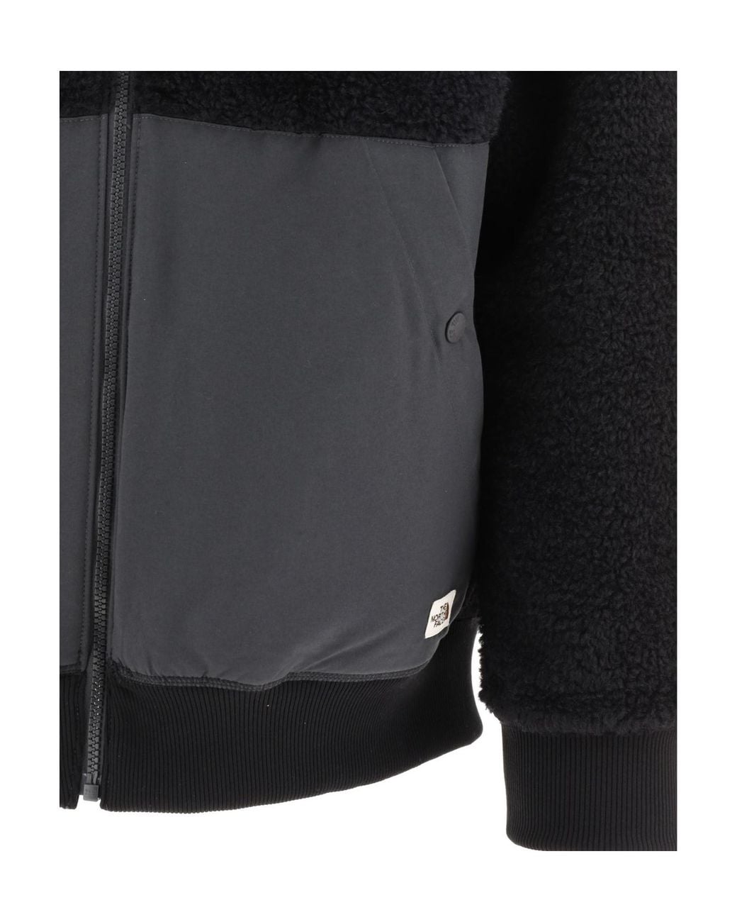 The North Face Black Zip-Up Hooded Coat for men