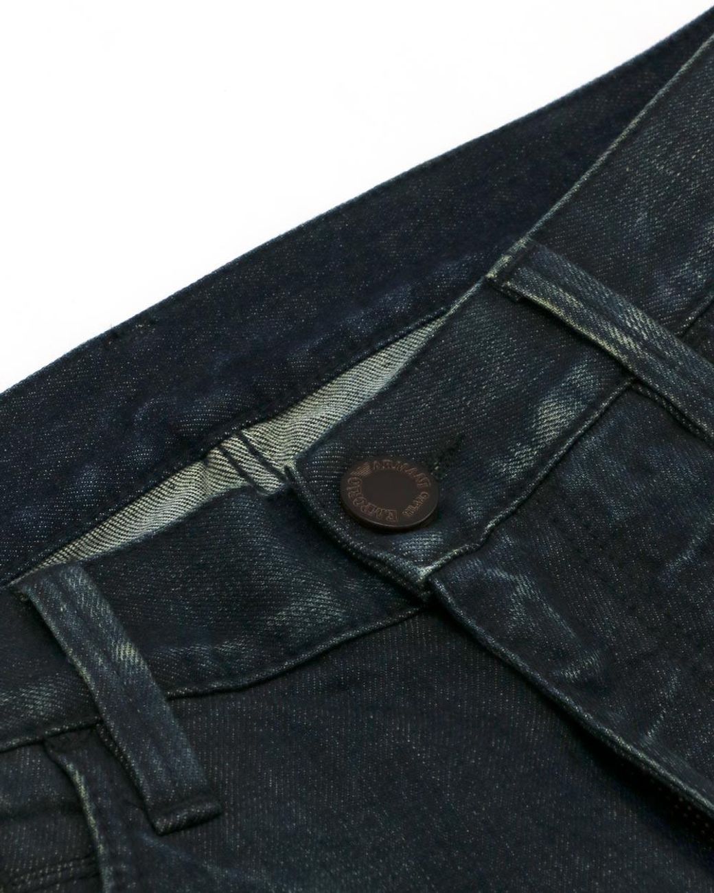 Emporio Armani Blue Logo Jeans for men