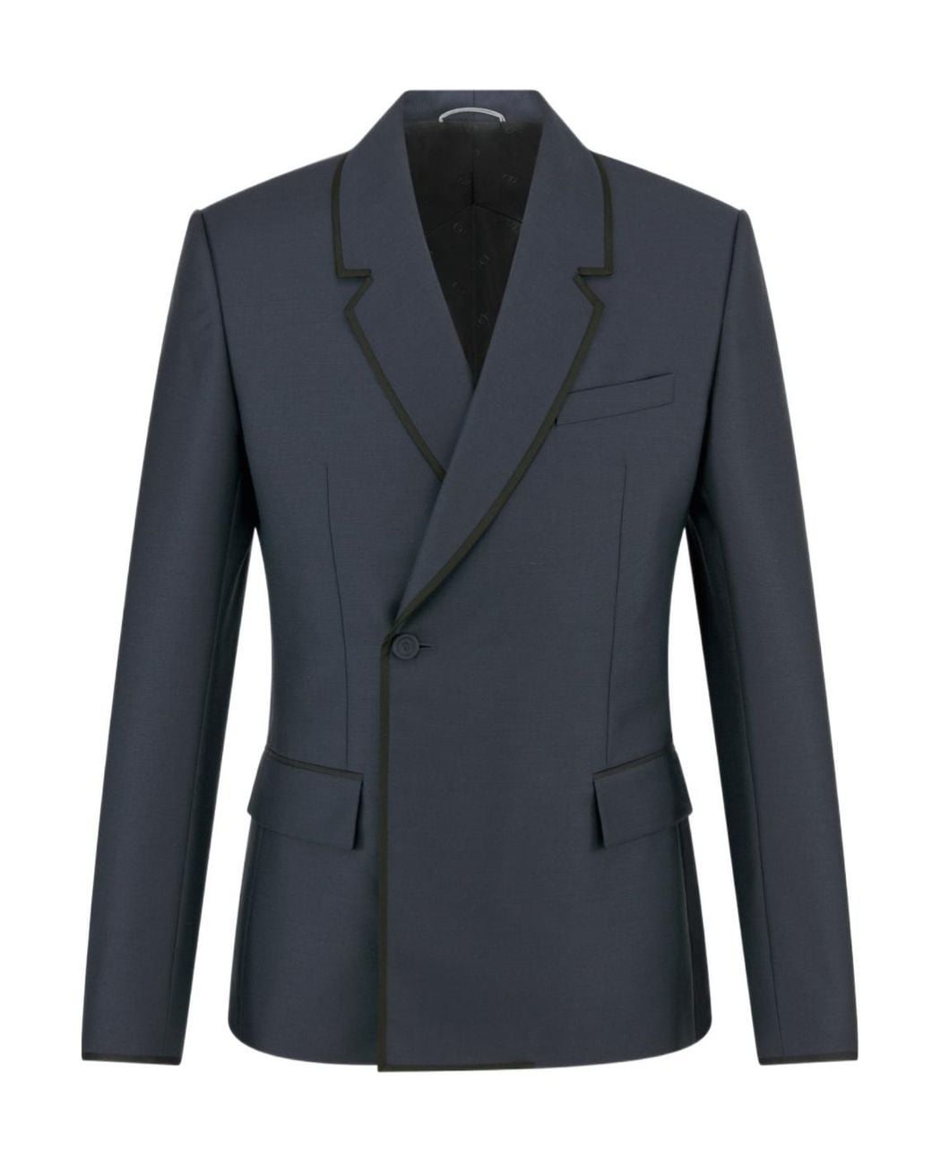 Dior Blue Homme Oblique Tailored Jacket for men