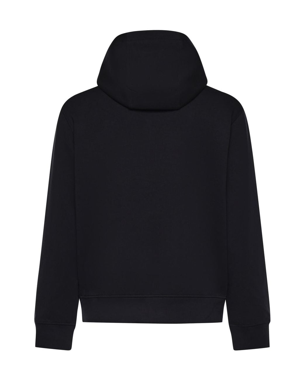 Emporio Armani Blue Zip-Through Logo Hoodie for men