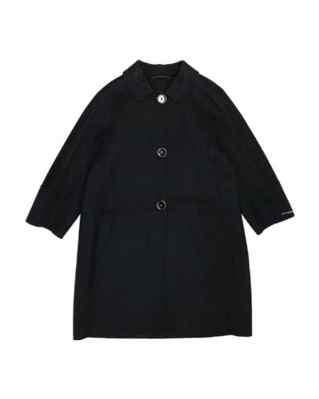 Max Mara Black Lapel Coat