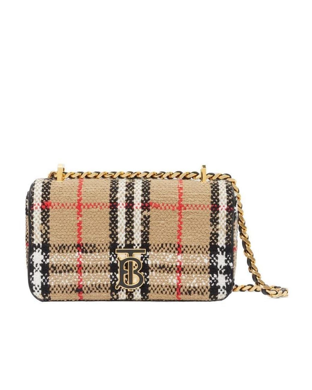 Burberry Natural Lola Foldover Crossbody Bag