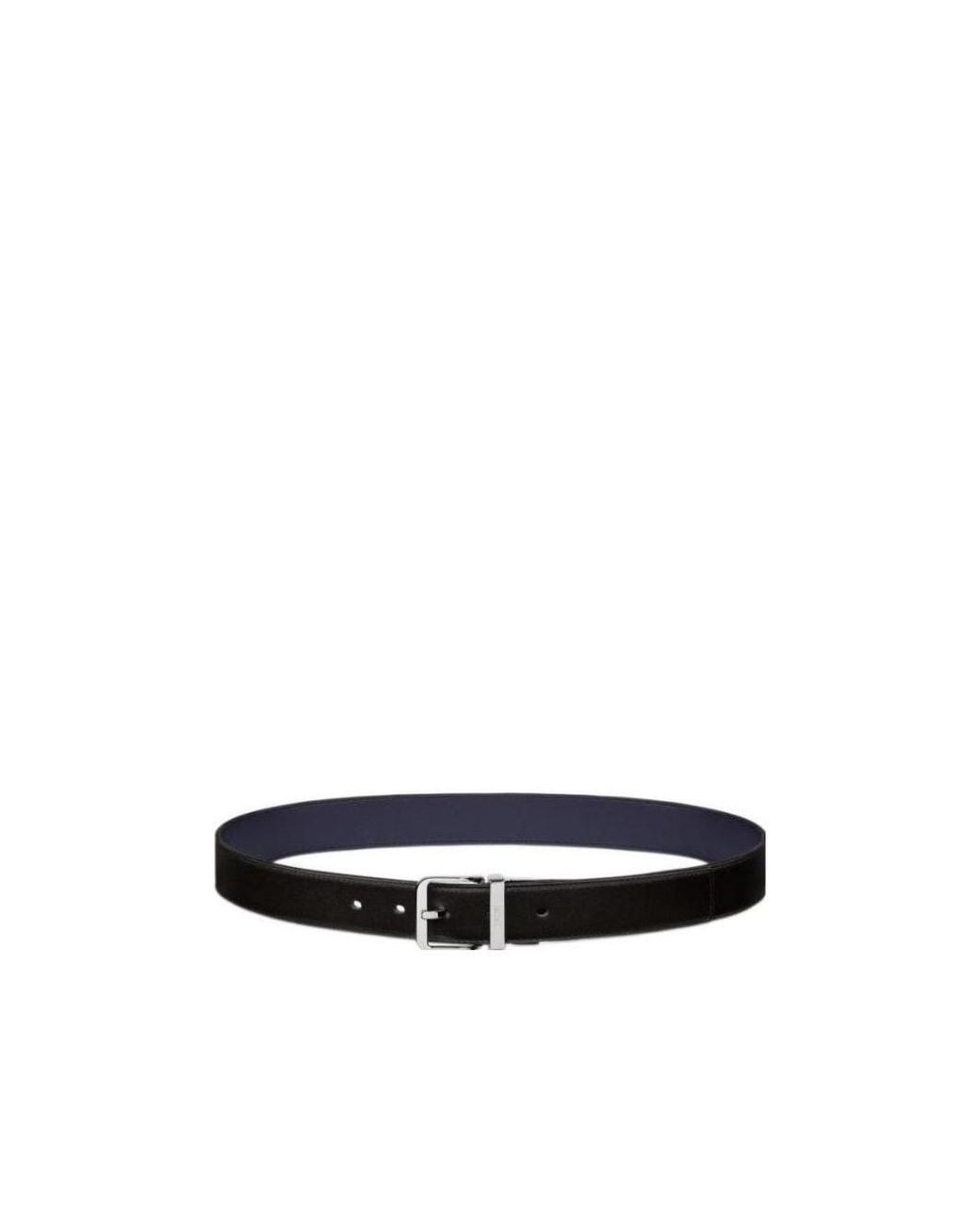 Dior White Reversible Belt for men