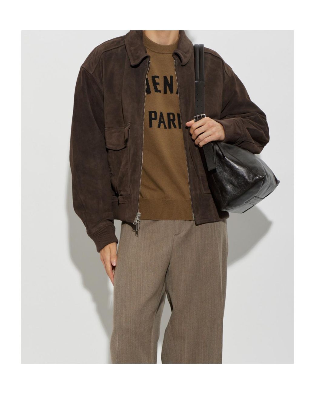 Givenchy Brown Logo Knitted Sweater for men