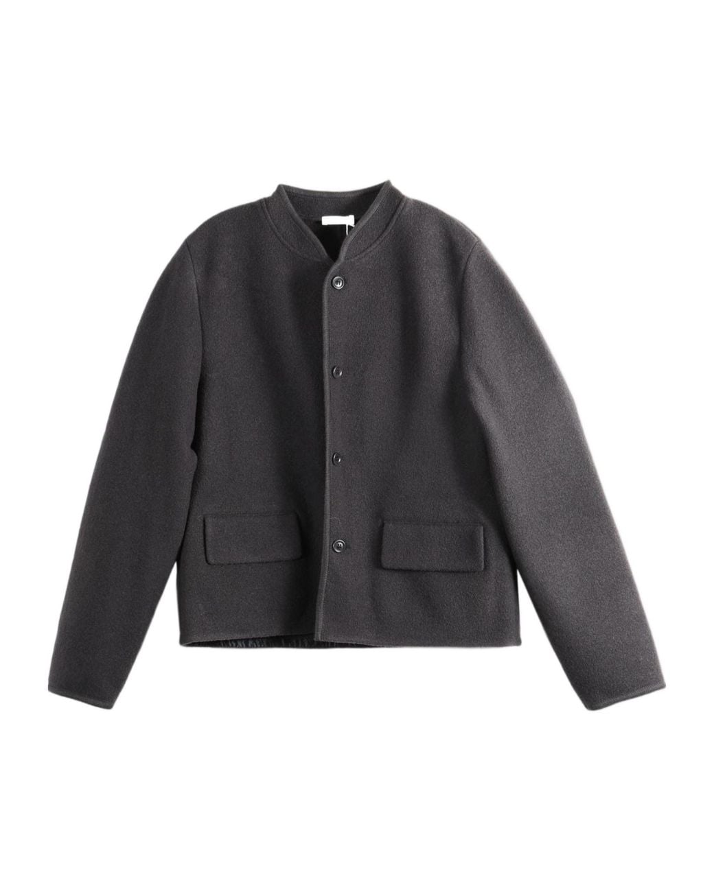 Rier Gray Long-Sleeve Single-Breasted Jacket for men