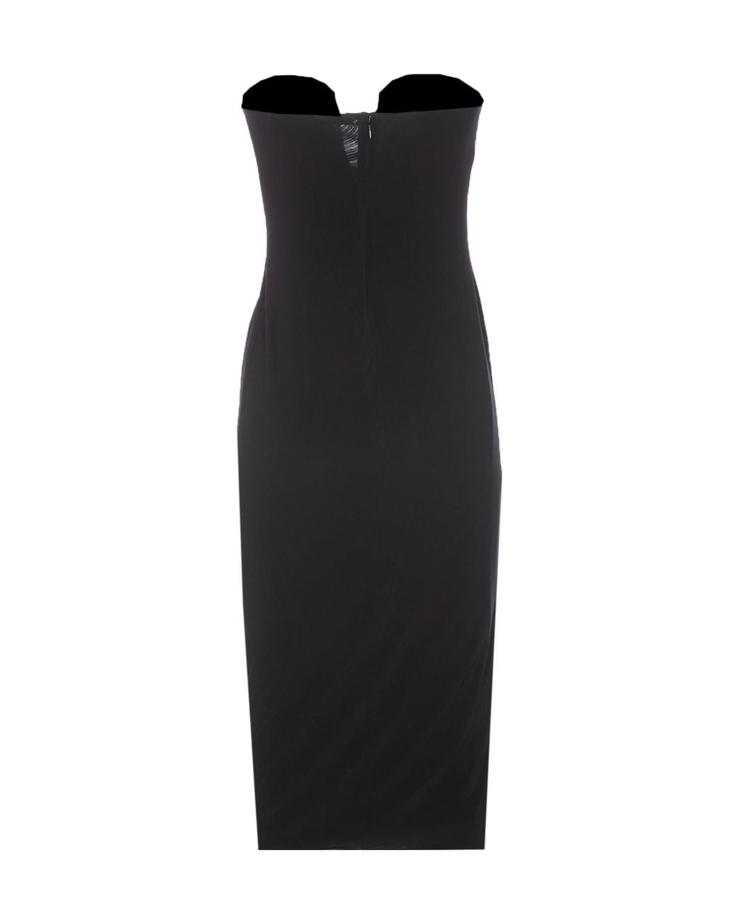 Pinko Black Cenerino Strapless Mini Dress
