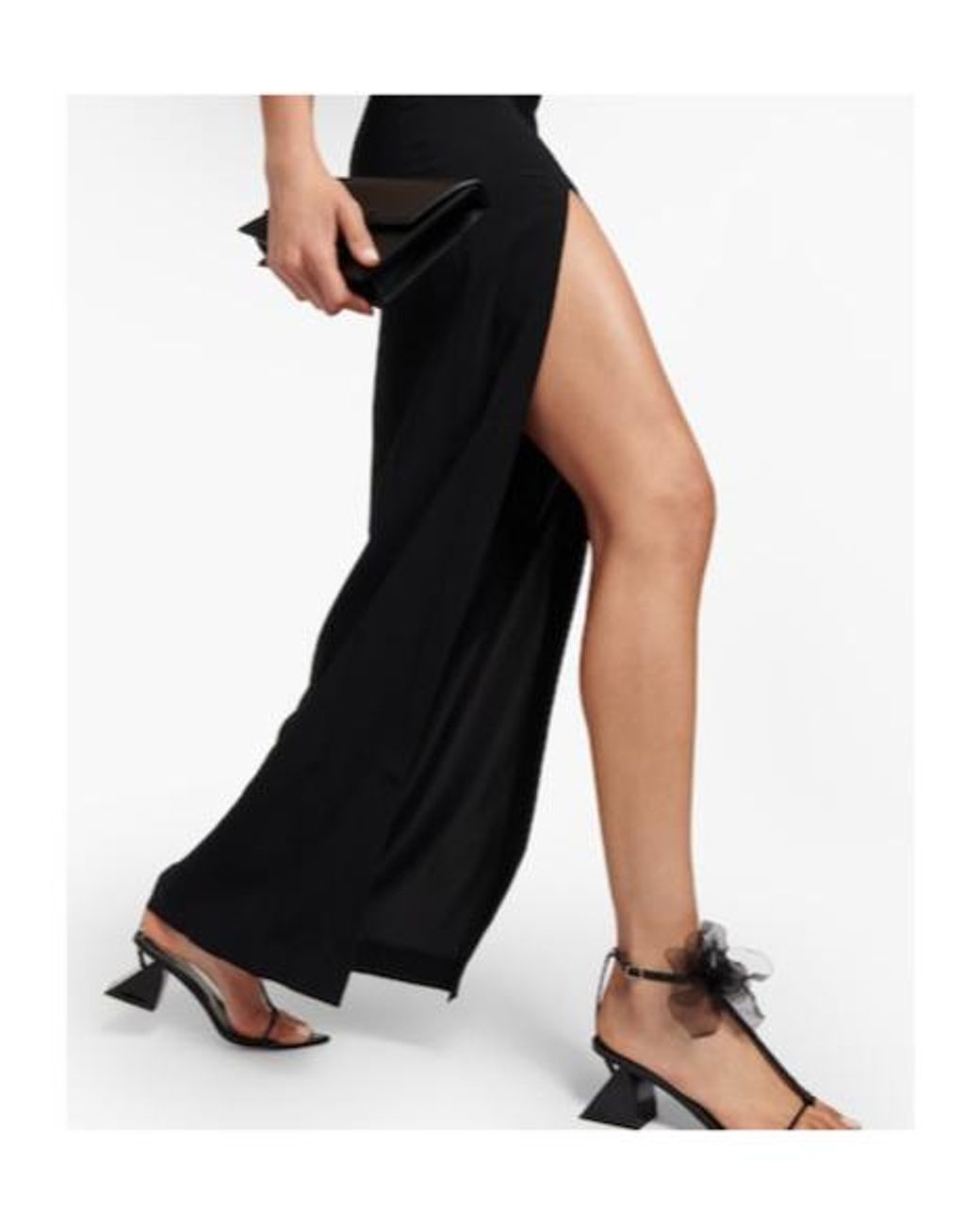 Nensi Dojaka Blue Embellished Maxi Dress