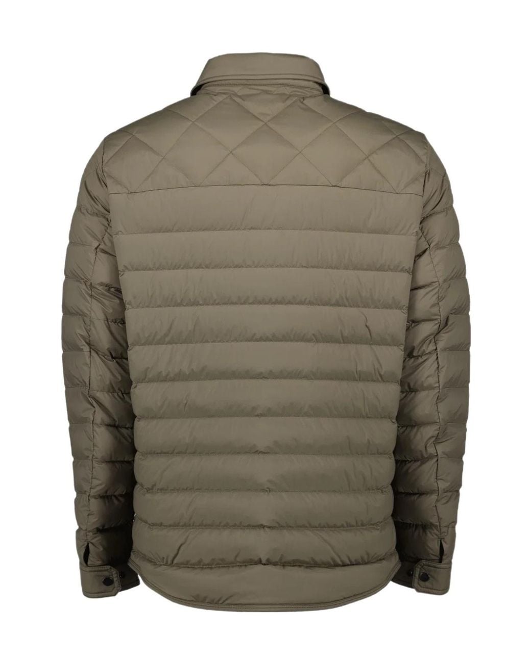 Moncler Green Iseran Down Shacket for men