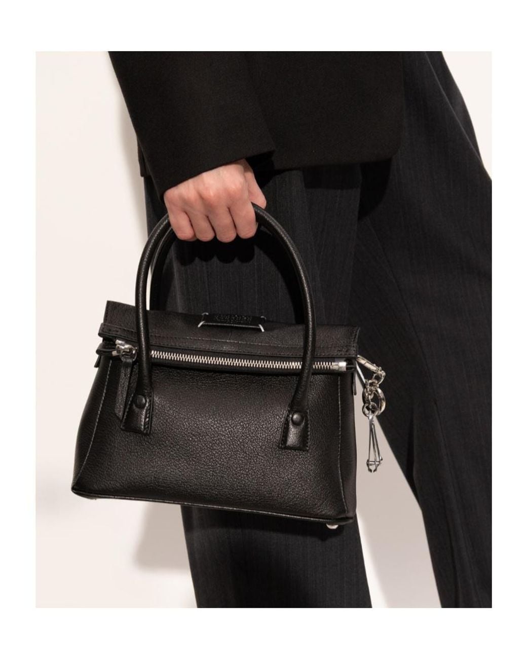 Maison Margiela Black Small 5Ac East West Tote Bag