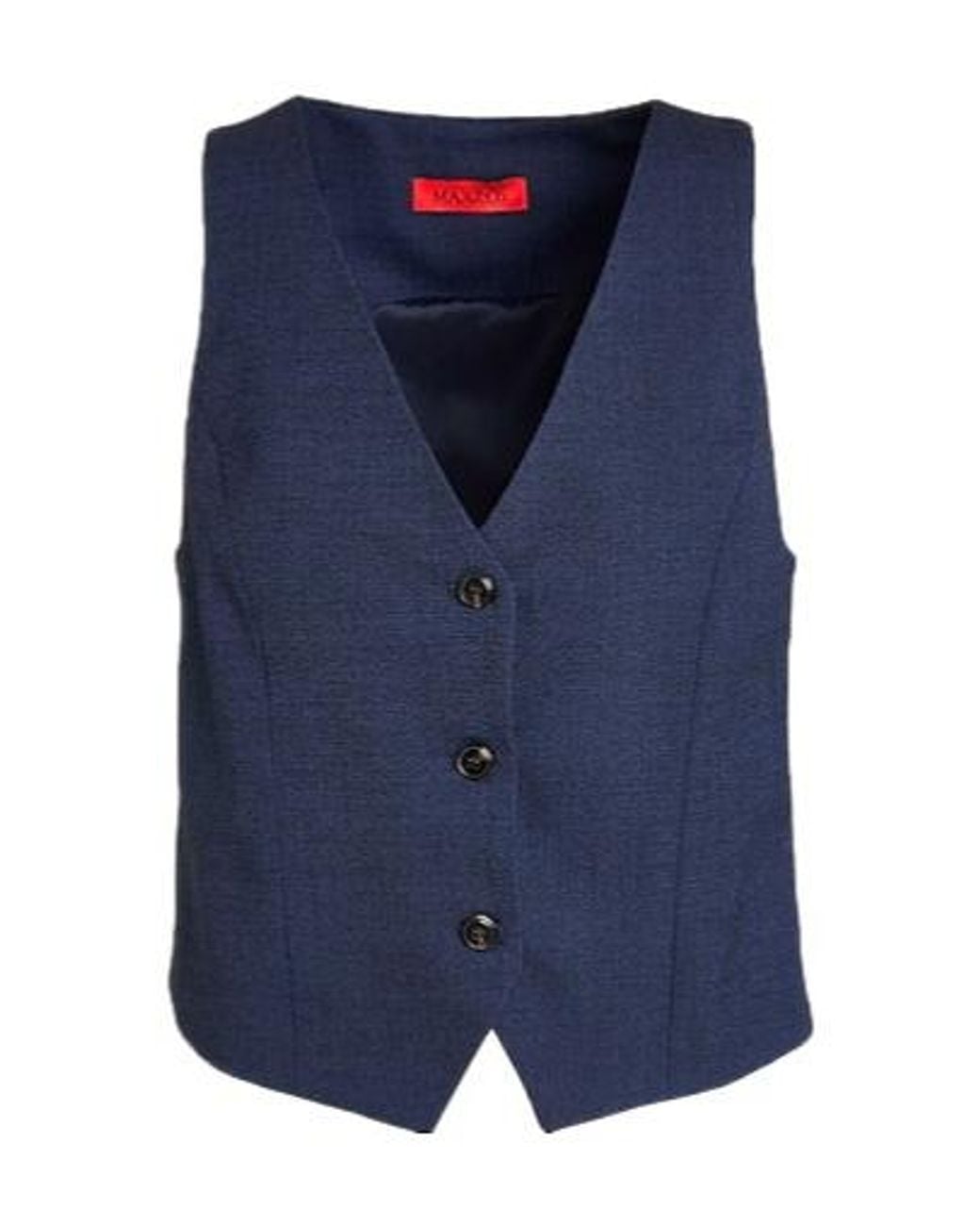 MAX&Co. Blue Single- Sleeveless Suit