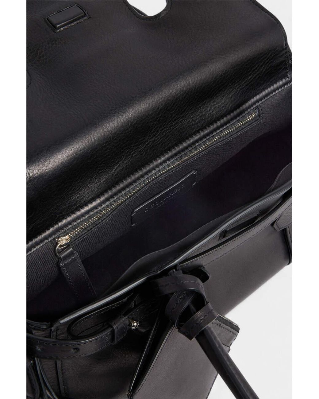 DSquared² Black Twin Pocket Shoulder Bag