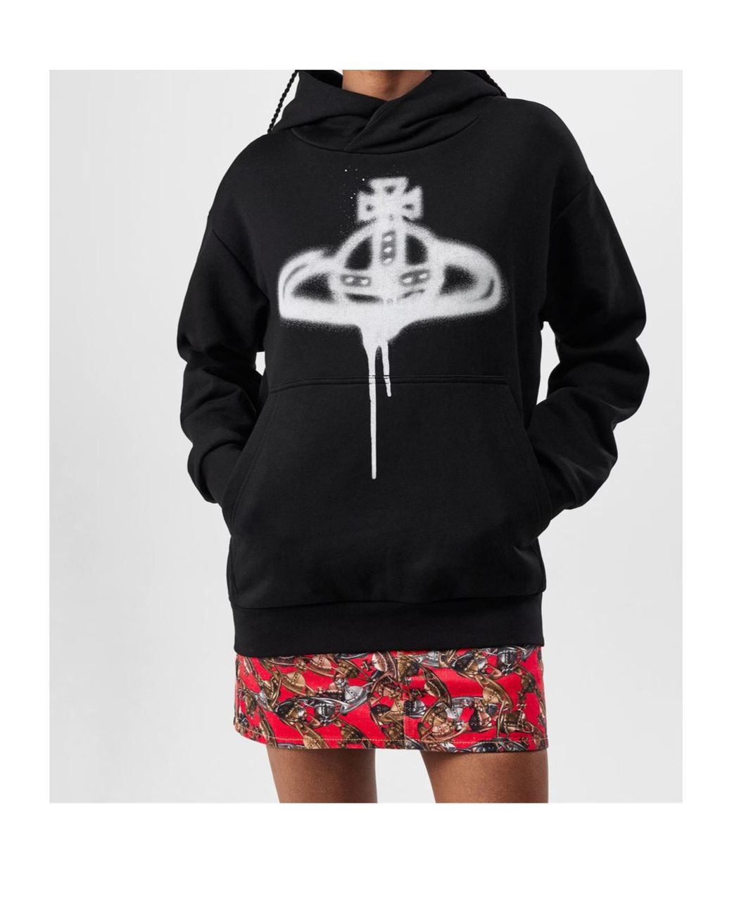 Vivienne Westwood Black Overhead Hoodie