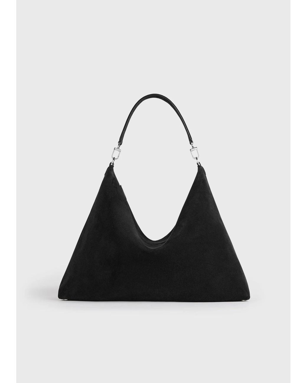 Totême Black Zipper Shoulder Bag