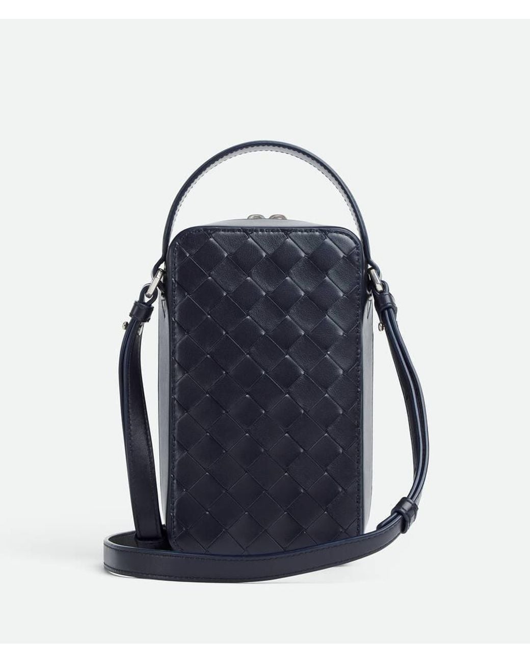 Bottega Veneta Blue Getaway Phone Pouch for men