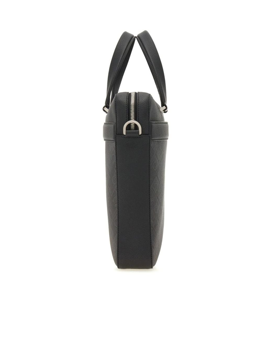 Ferragamo Black Ferragamo Eyewear Monogram Briefcase for men