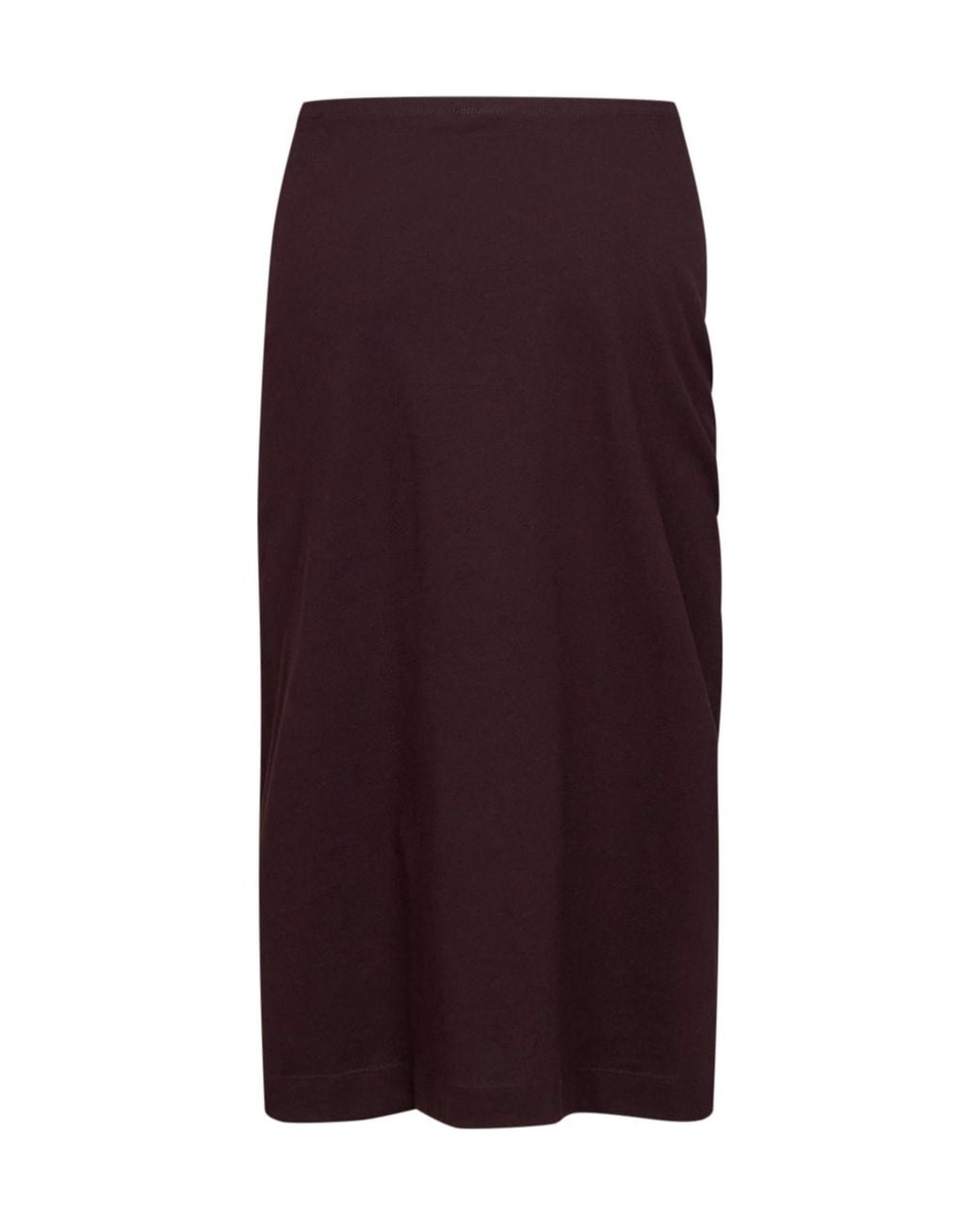 Dries Van Noten Purple Draped Asymmetric Skirt