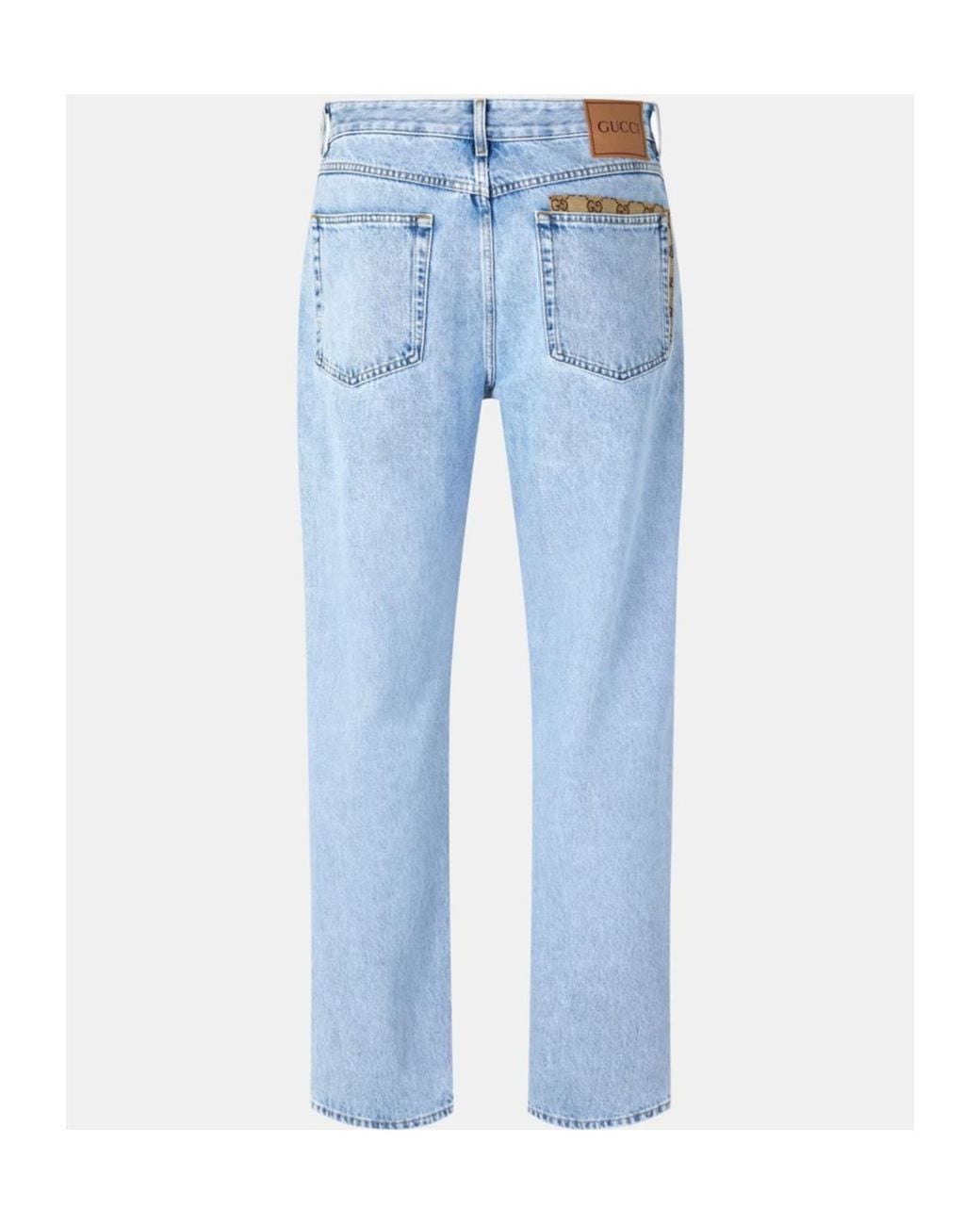 Gucci Blue Slim Fit Jeans for men