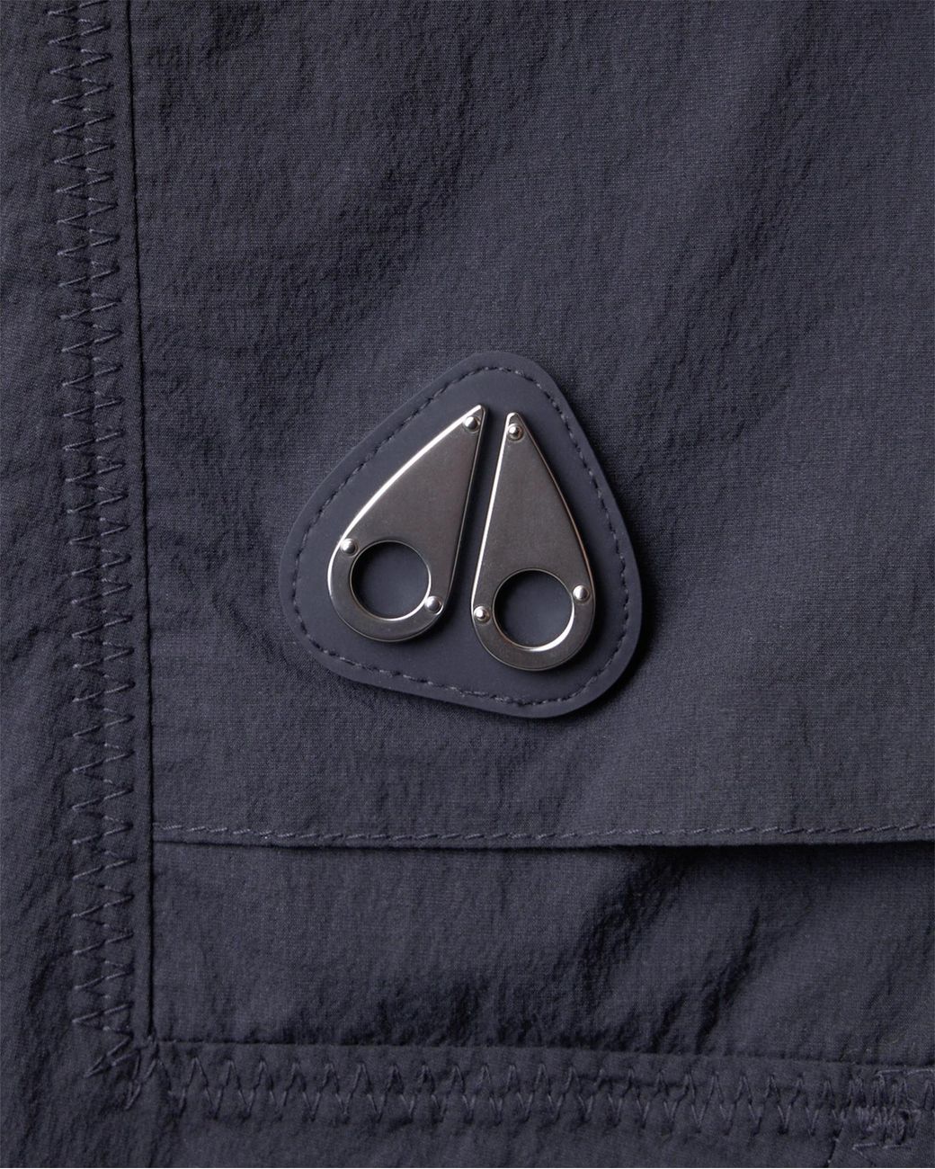 Moose Knuckles Black Flight Cargo Shorts for men