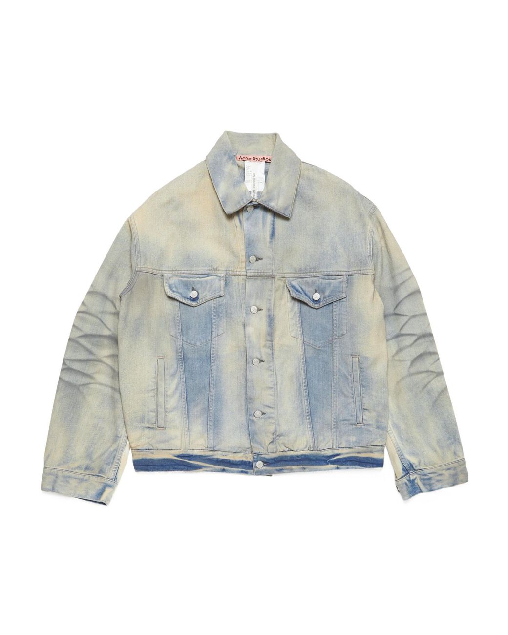 Acne Blue Oversized Fit Denim Jacket for men