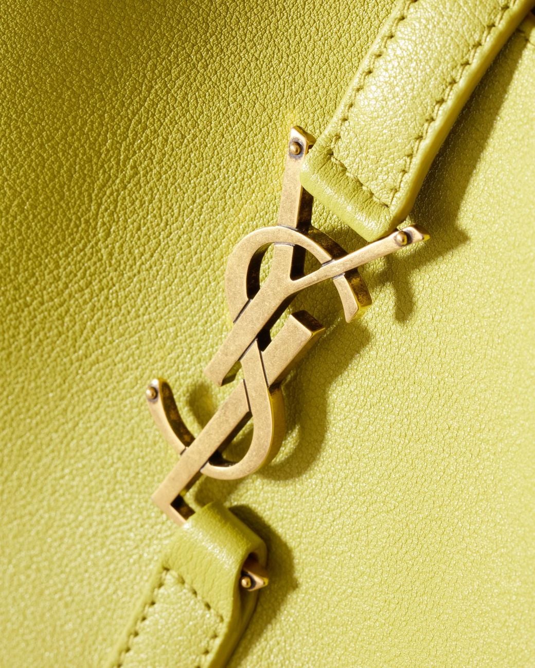 Saint Laurent Yellow Small Le 5 À 7 Shoulder Bag