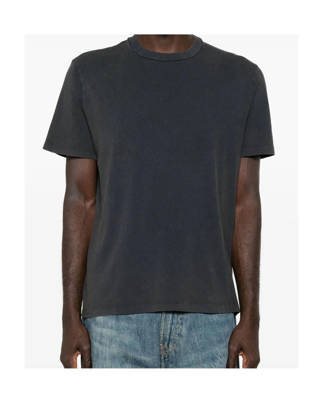 Our Legacy Blue Box Crainum Blossom Print Crewneck T-Shirt for men