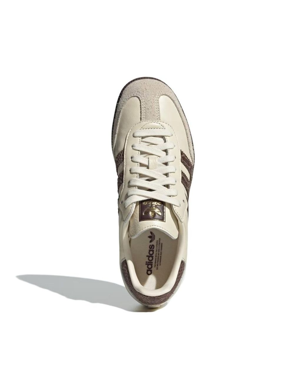 Adidas Originals Brown Samba Og Low-Top Sneakers