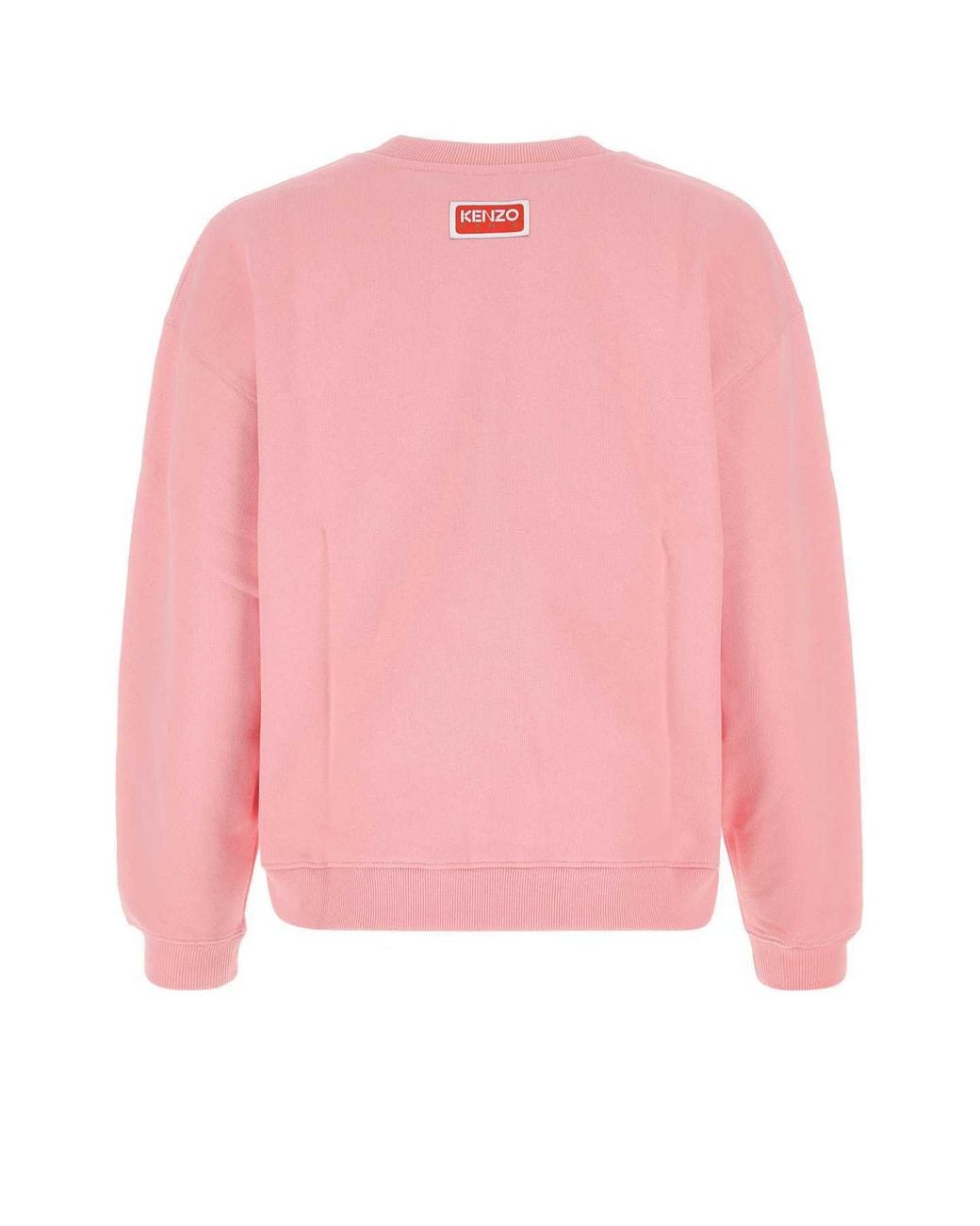 KENZO Pink Logo Printed Crewneck Sweatshirt