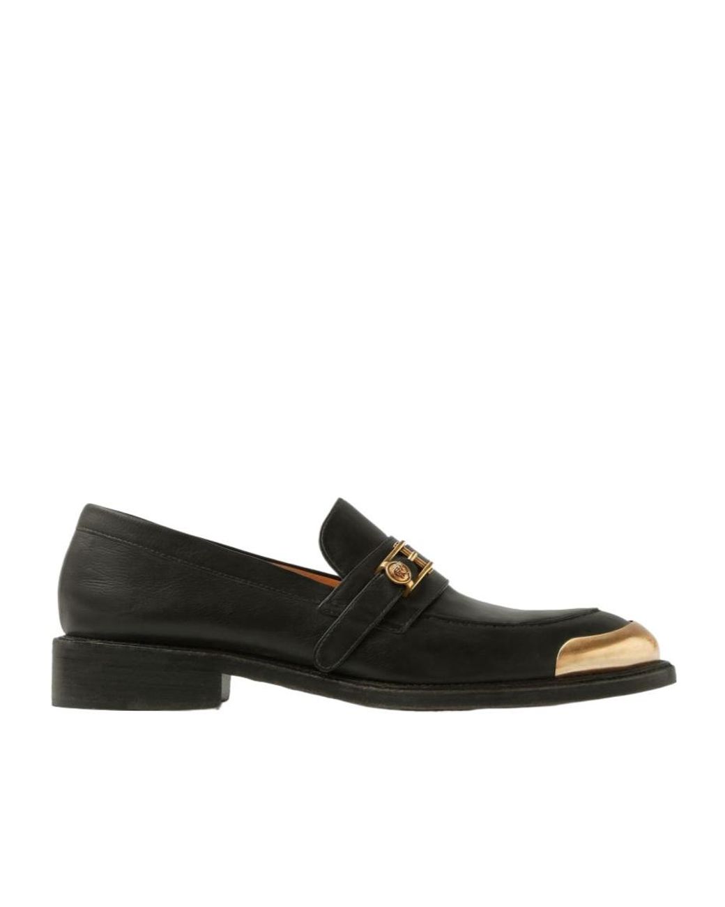 Versace Black Primo Slip-On Loafers for men