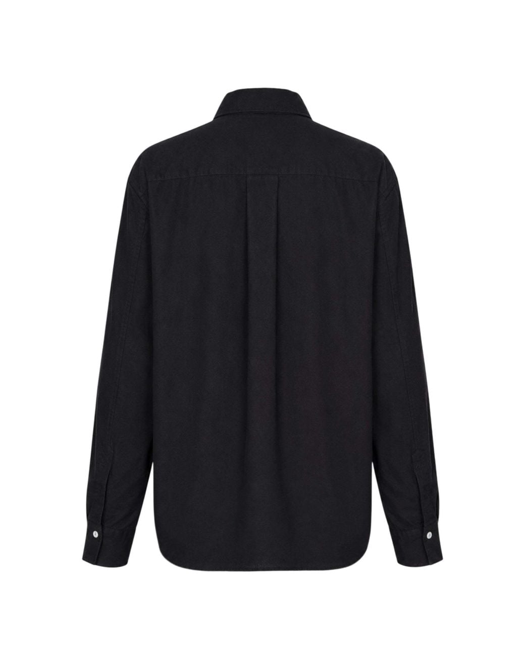 Comme des Garçons Black Comme Des Garçons Asymmetric Ruffle Shirt