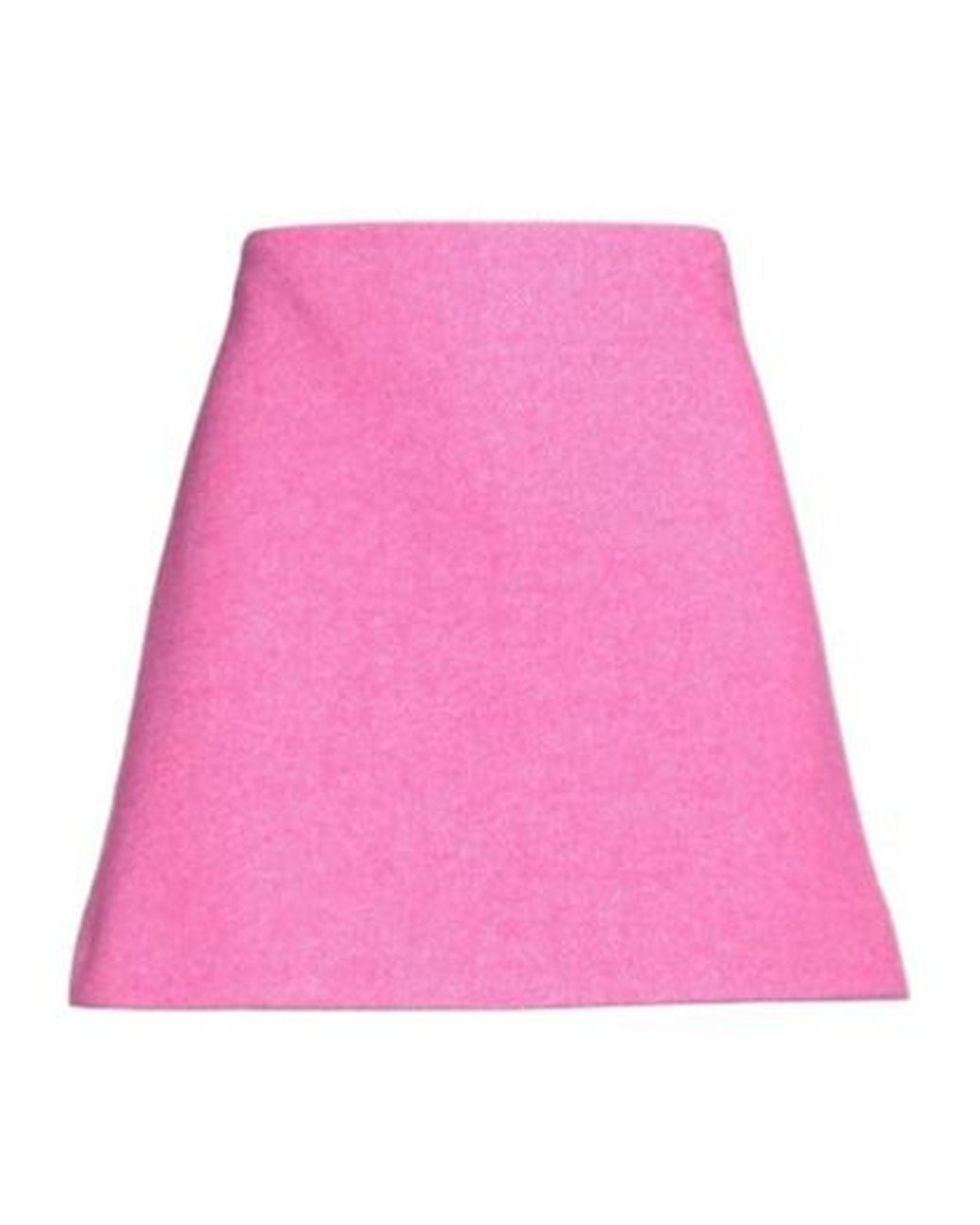 Ganni Pink Flared Skirt