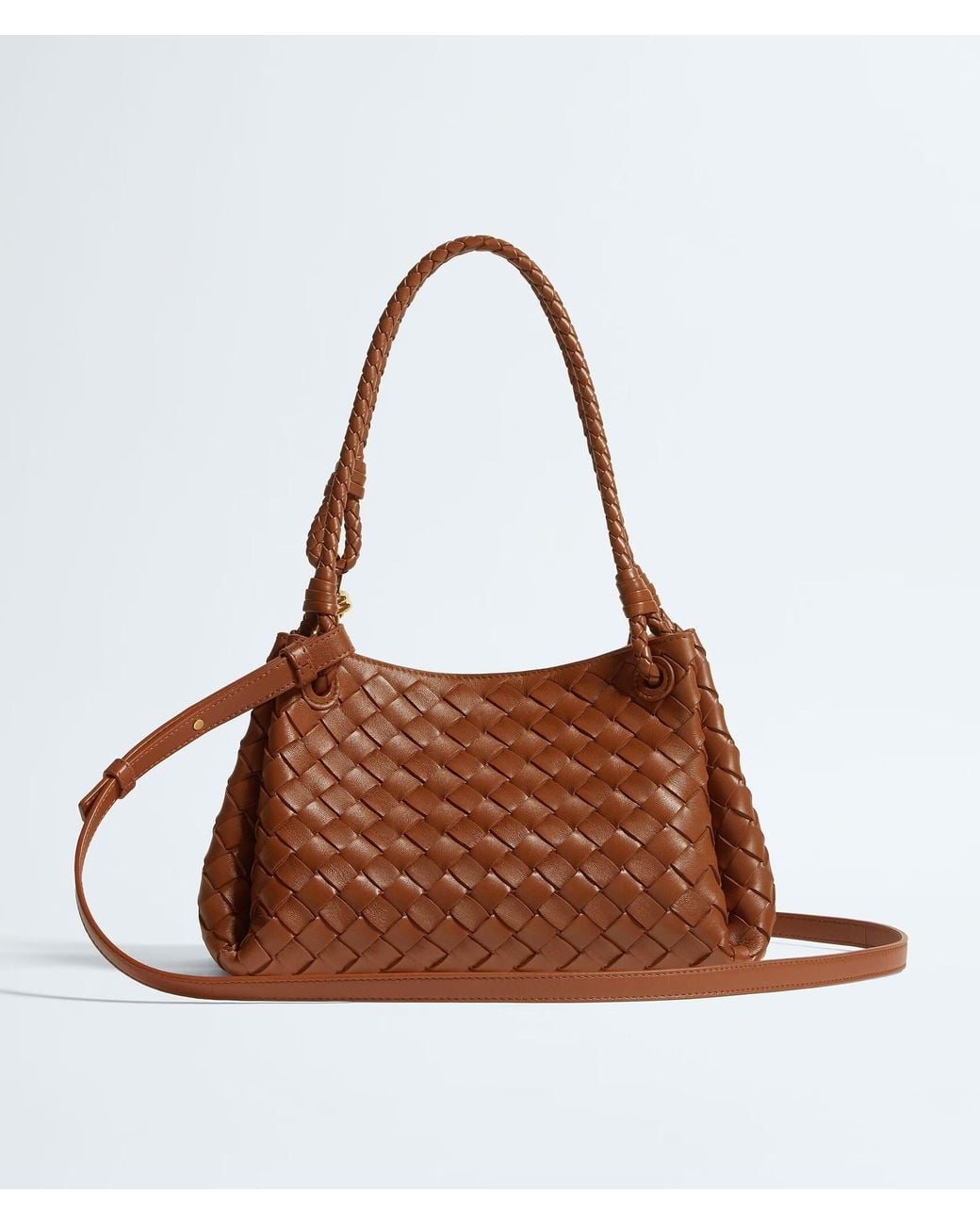 Bottega Veneta Brown Woven Shoulder Bag