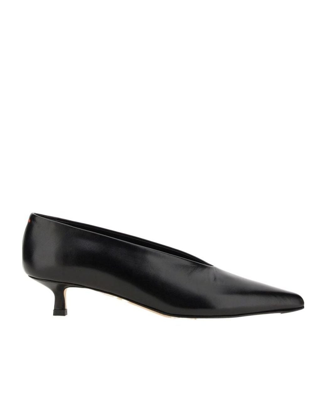Aeyde Black Clara Pointed Toe Pumps