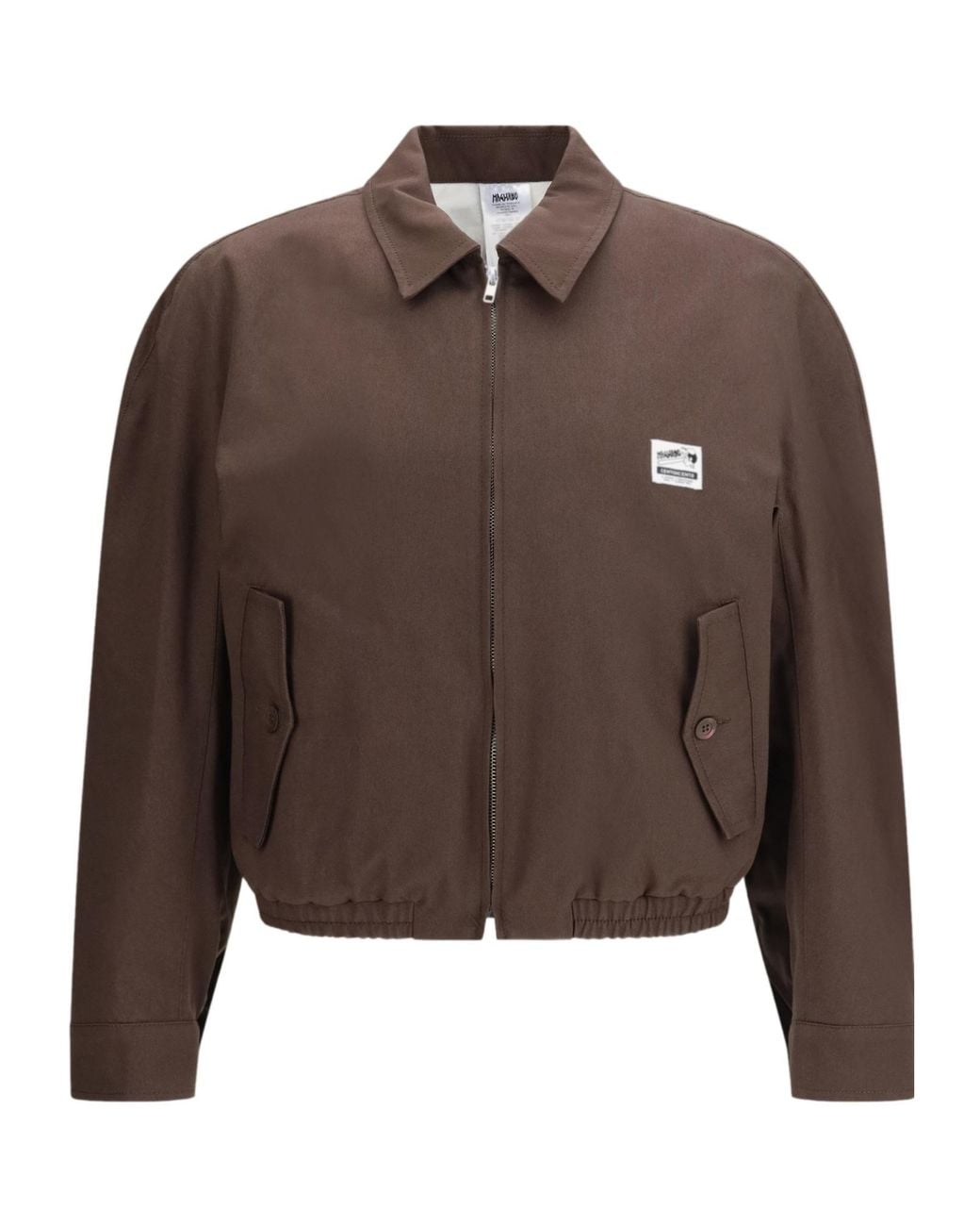 Magliano Brown Work Zip Jacket for men