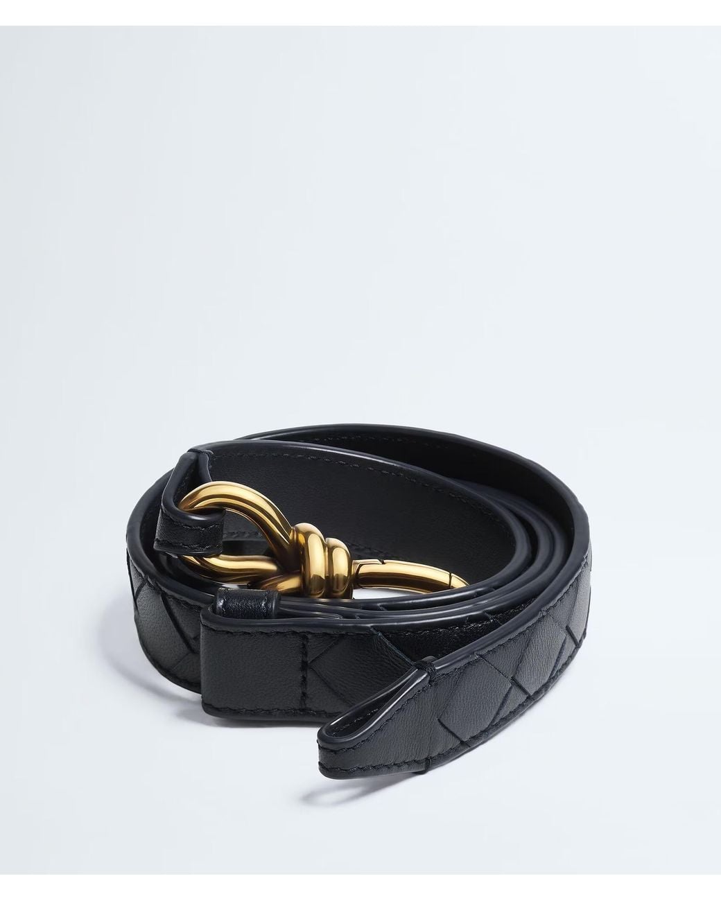 Bottega Veneta Blue Andiamo Belt