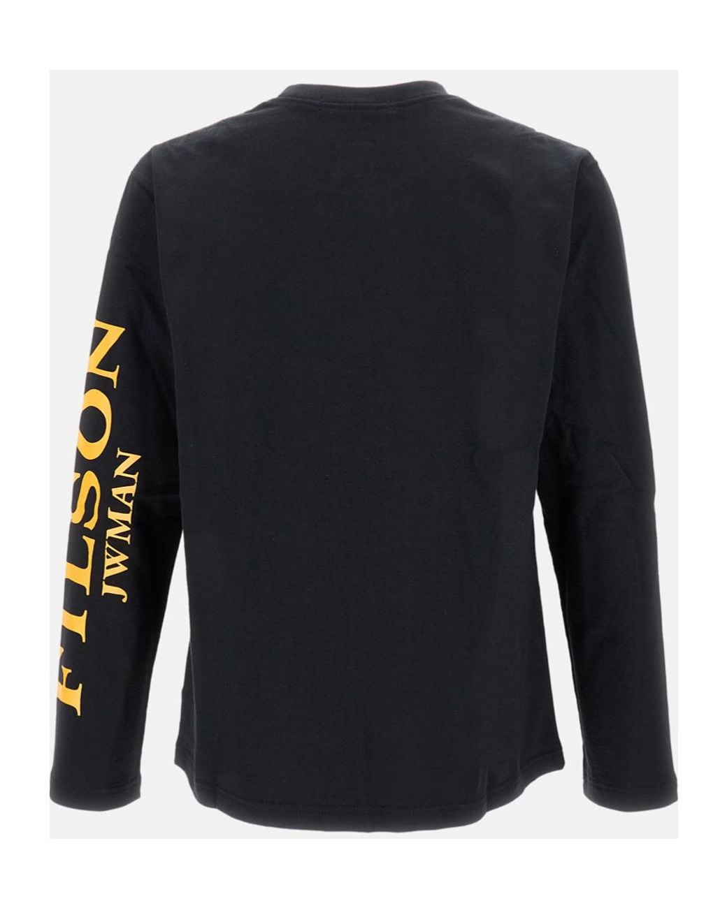 Junya Watanabe Black Long-Sleeved Logo T-Shirt for men