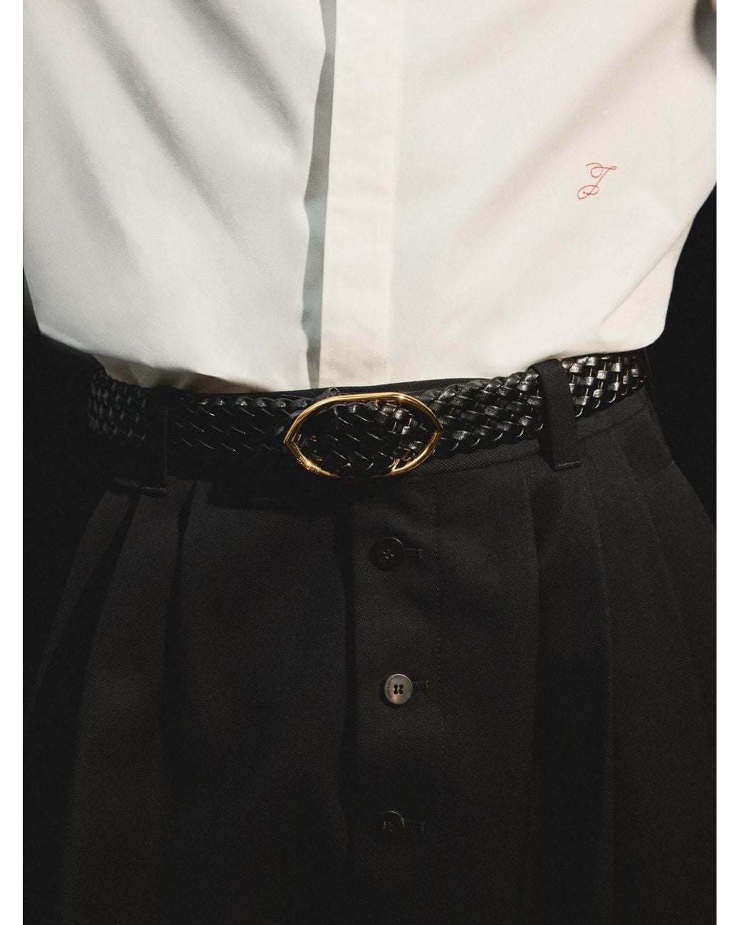 Jacquemus White The Calisson Belt