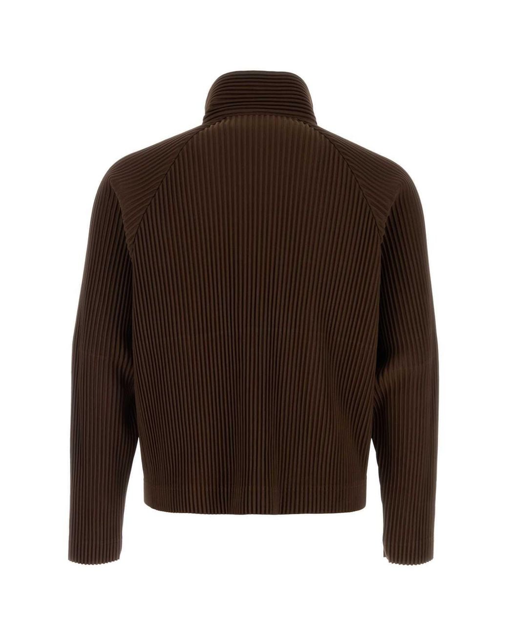 Homme Plissé Issey Miyake Brown Homme Plissé Issey Miyake Tailored Pleats Jacket for men