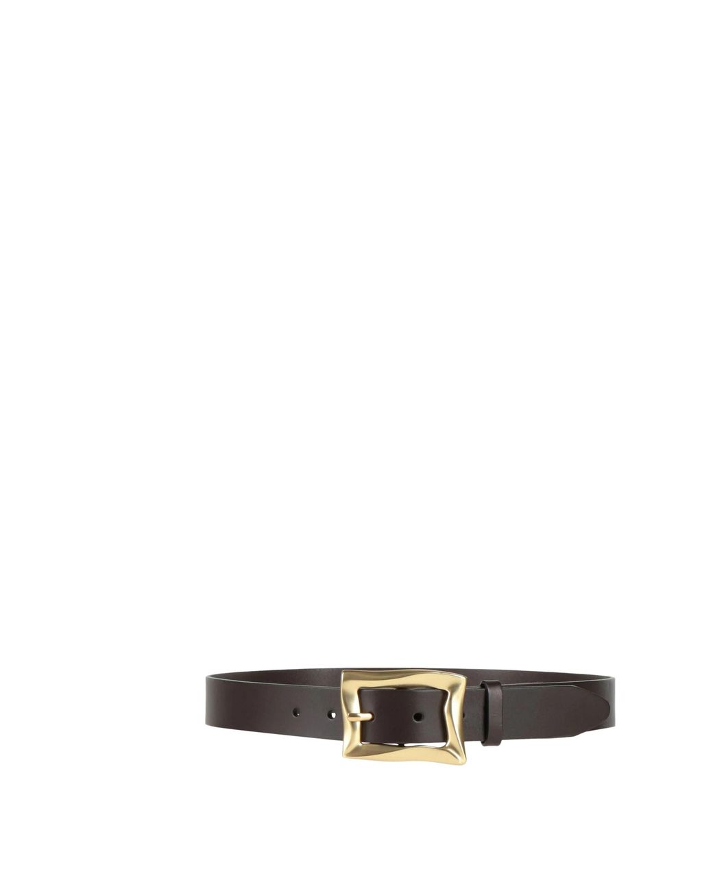 Rag & Bone White Simple Leather Belt