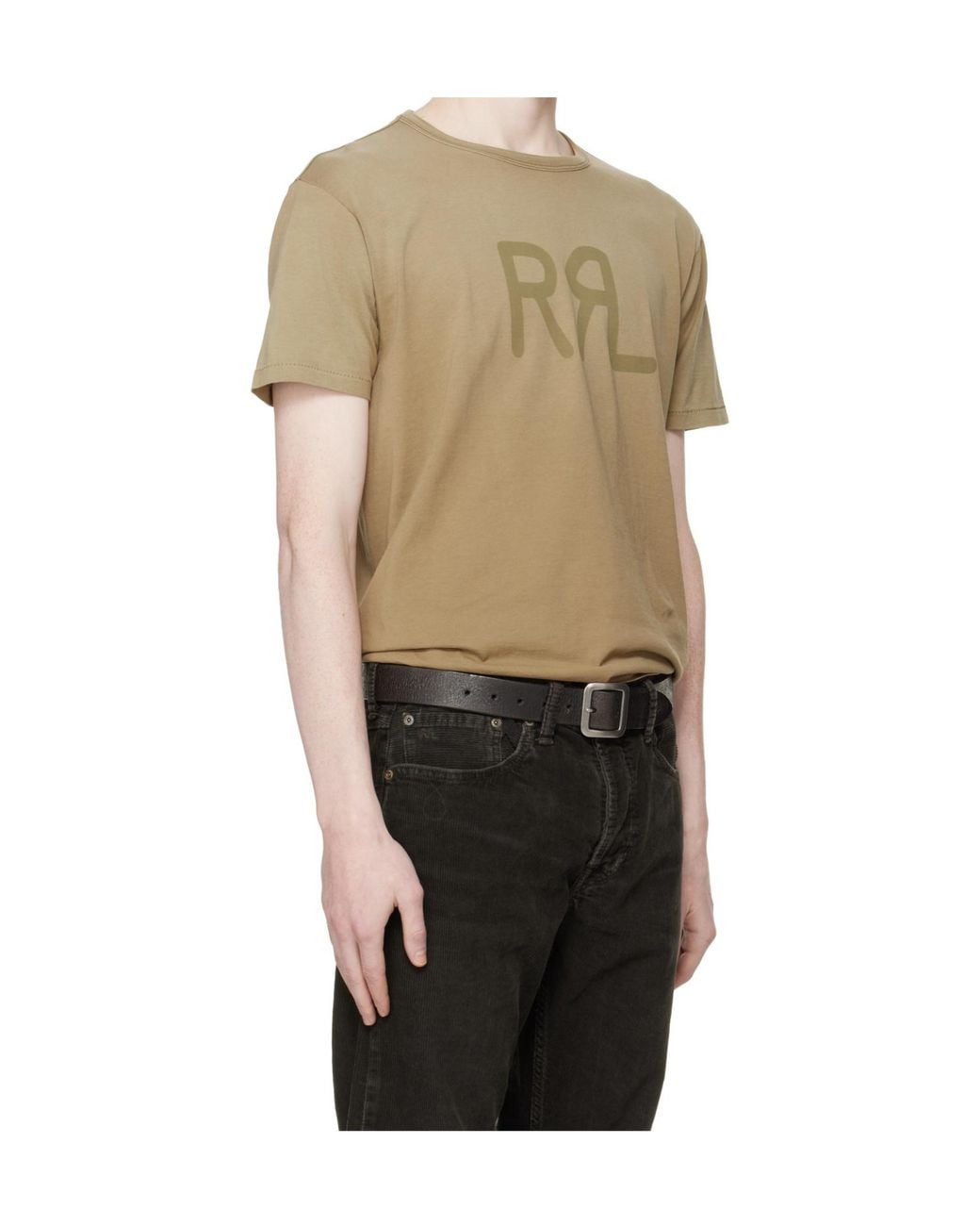 RRL Multicolor Ranch Logo Crew Neck T-Shirt for men