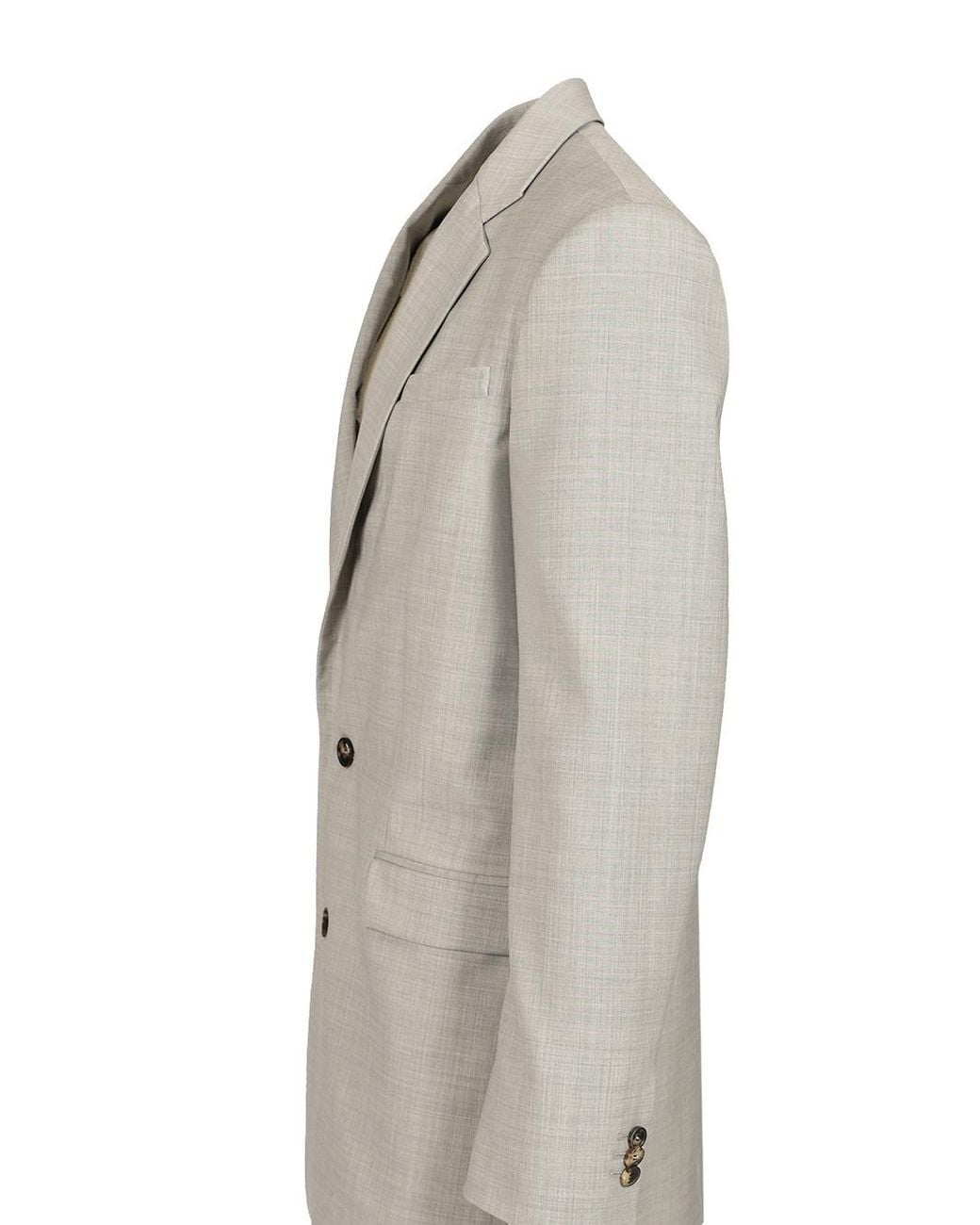 Loewe Gray Single-Breasted Regular Fit Jacket for men