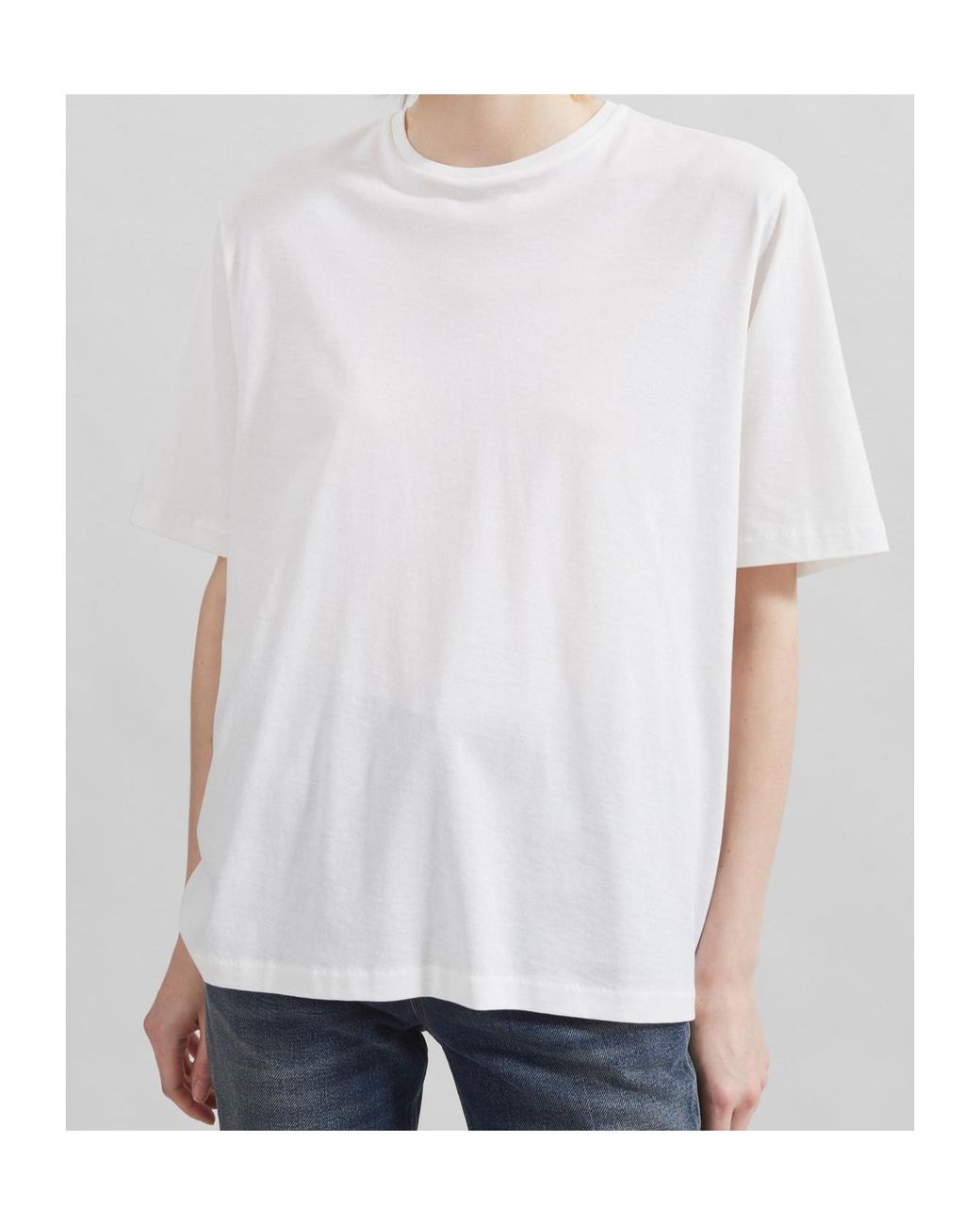 Frankie Shop White Harper Soft Organic T-Shirt