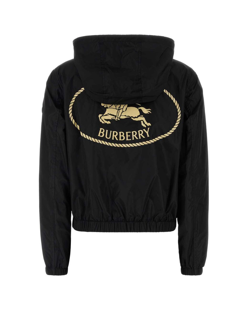 Burberry Black Nylon Knight Stamp Jacket