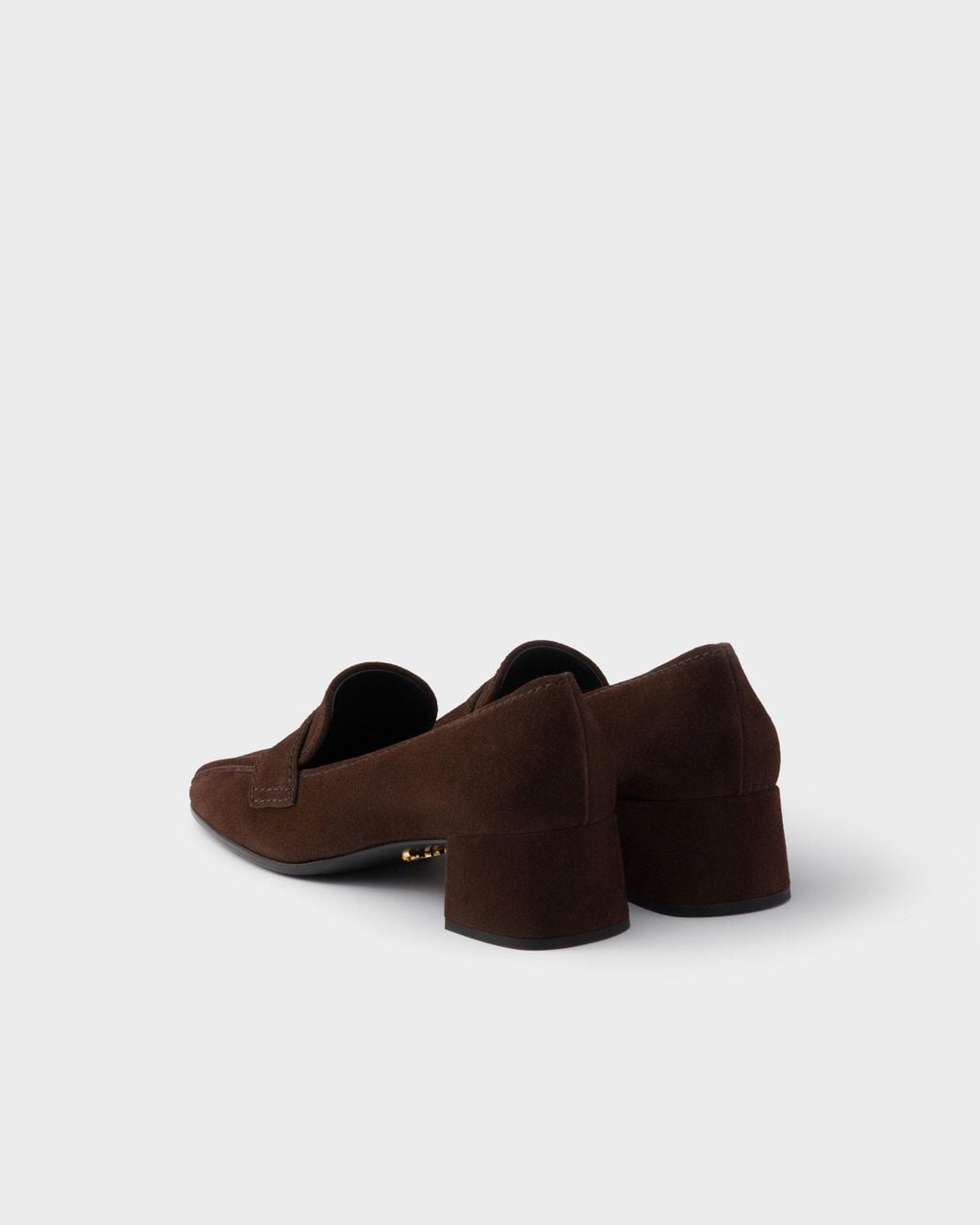 Prada Brown Suede Loafers