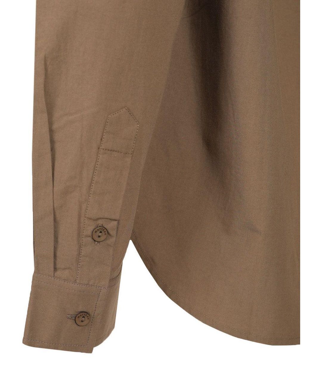 Matteau Brown Relaxed Oversized Shirt
