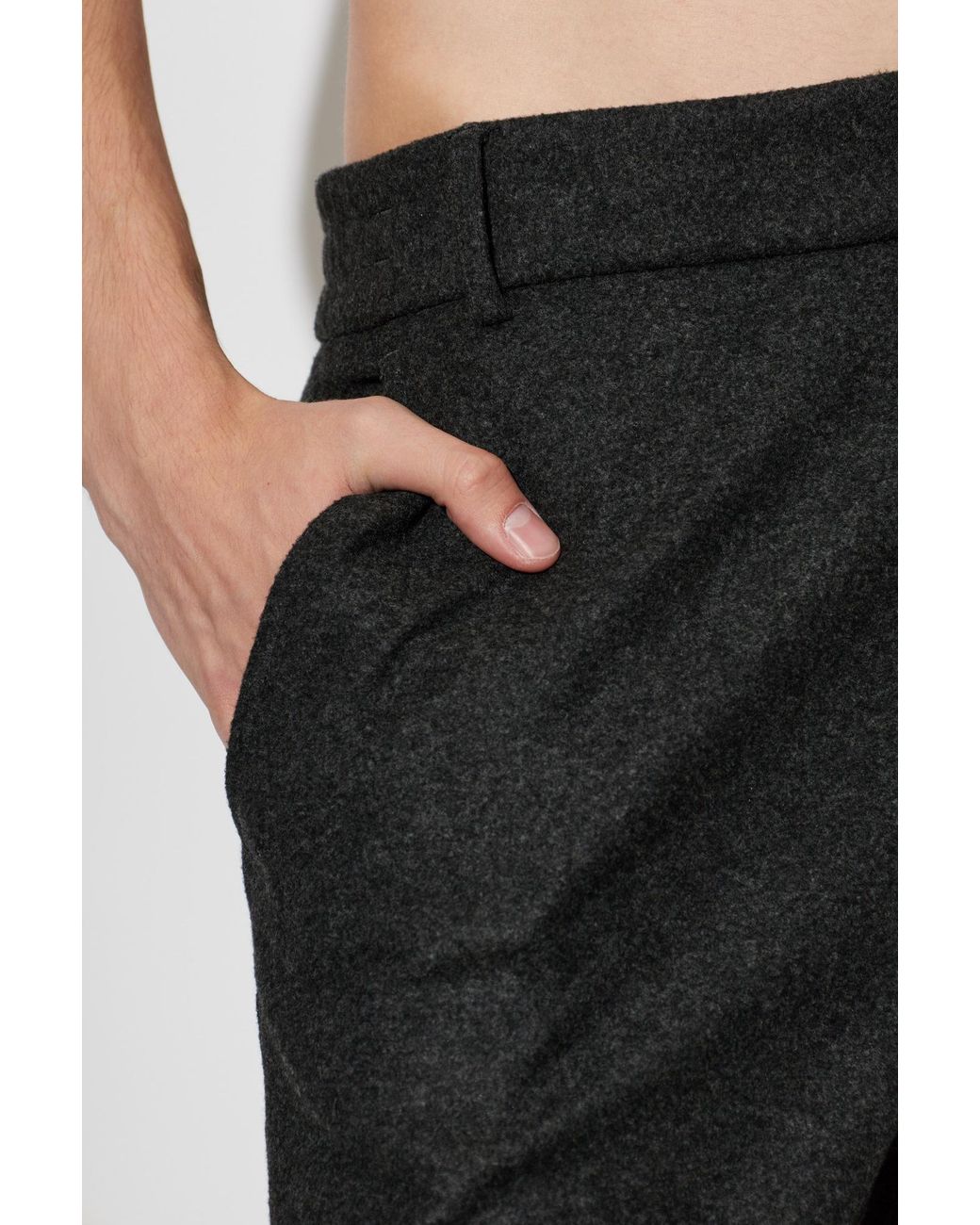 Moncler Black Straight-Leg Pants for men