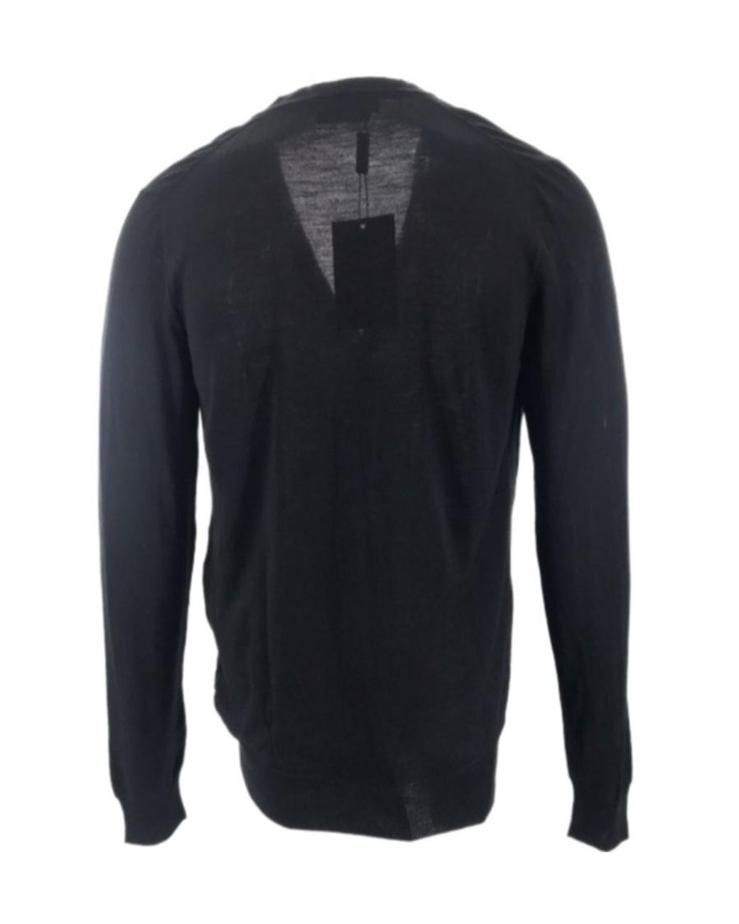 Ferragamo Blue V-Neck Button Sweater for men