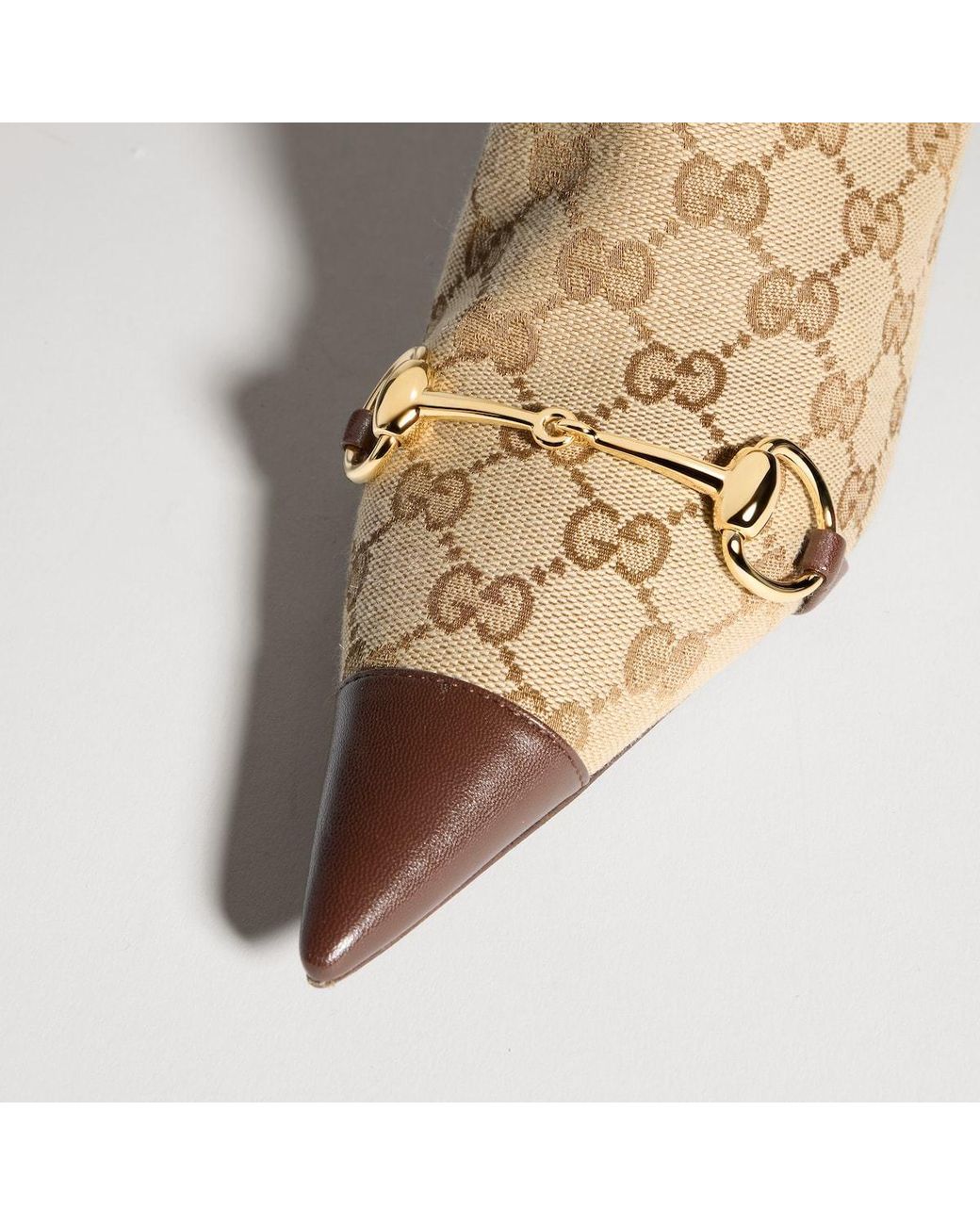 Gucci Natural Donna Horsebit Bootie