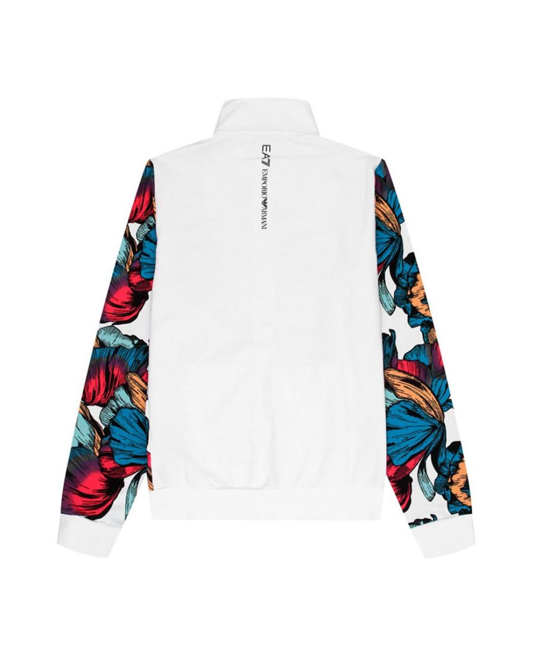 EA7 Blue Logo Details Casual Jacket